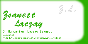 zsanett laczay business card